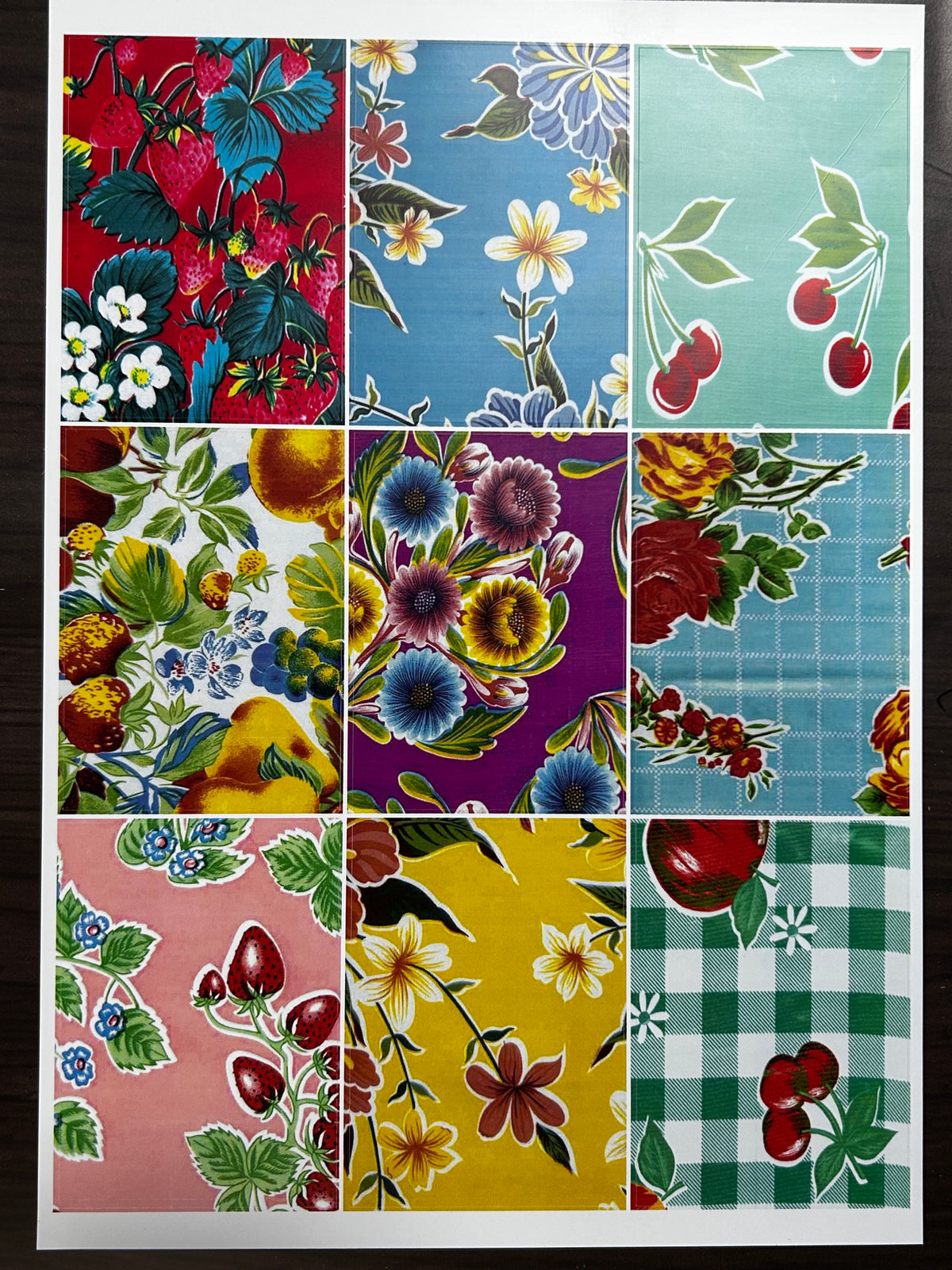 A-222  ATC background precut sticker  A4 size（1Pieces)