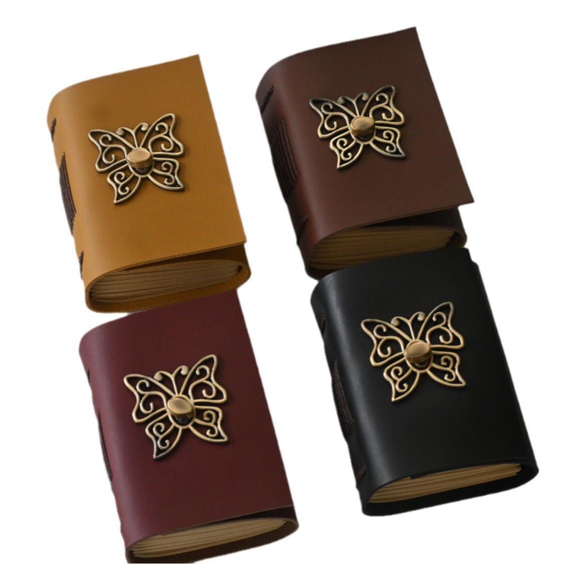 J-3 butterfly leather journal A7