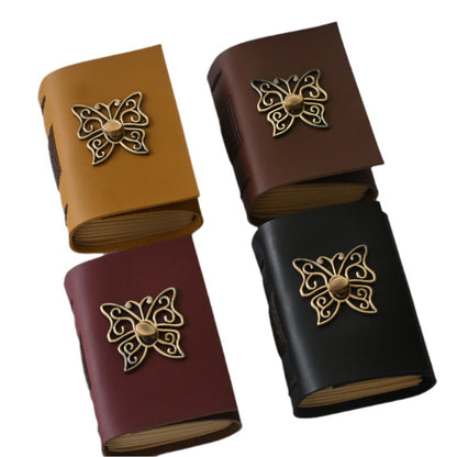 J-3 butterfly leather journal A7