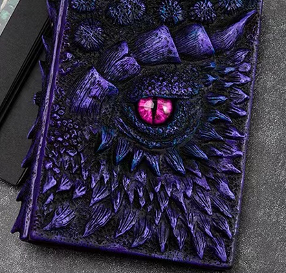 J-1 embossed dragon journal