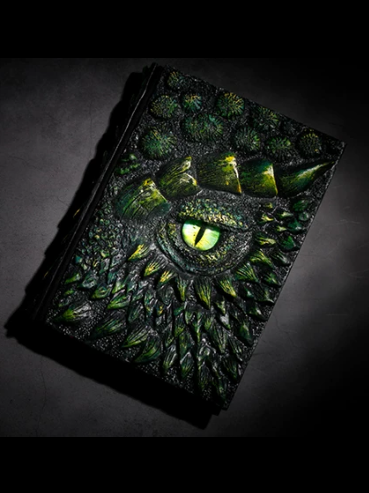 J-1 embossed dragon journal