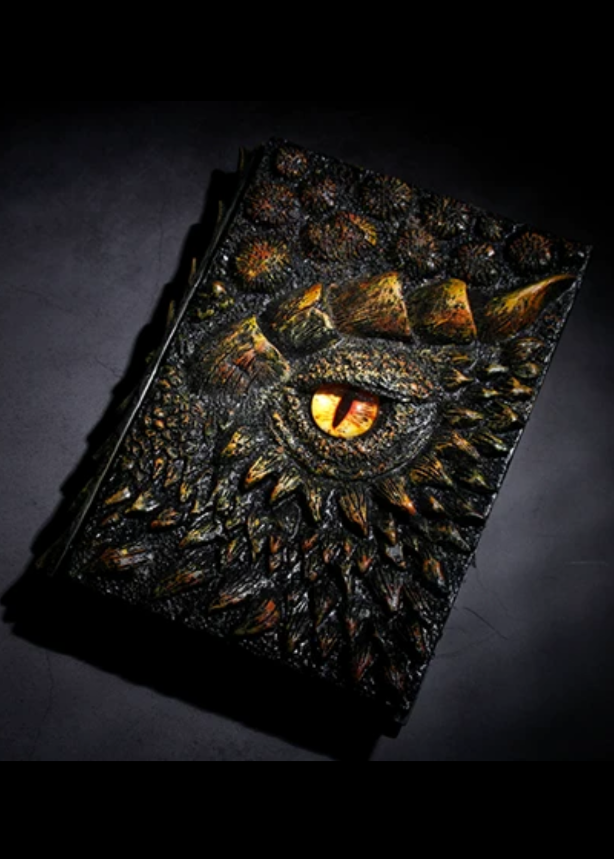 J-1 embossed dragon journal
