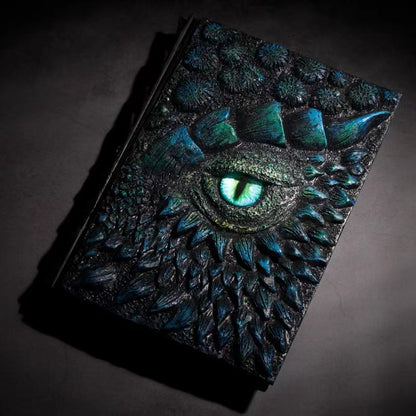 J-1 embossed dragon journal