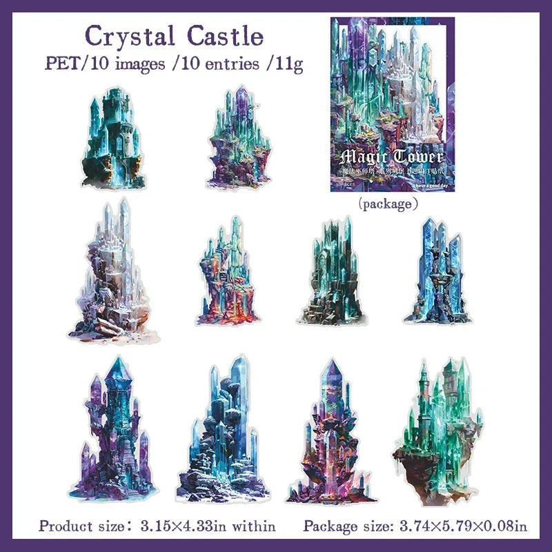 S-4  Enchantment Castle PET Stickers