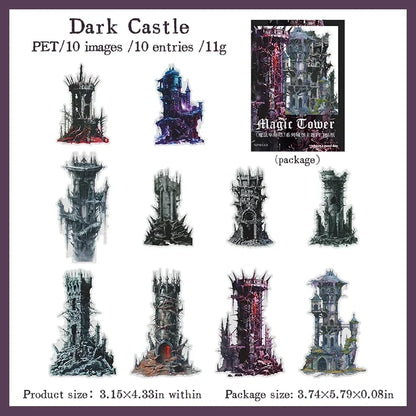 S-4  Enchantment Castle PET Stickers