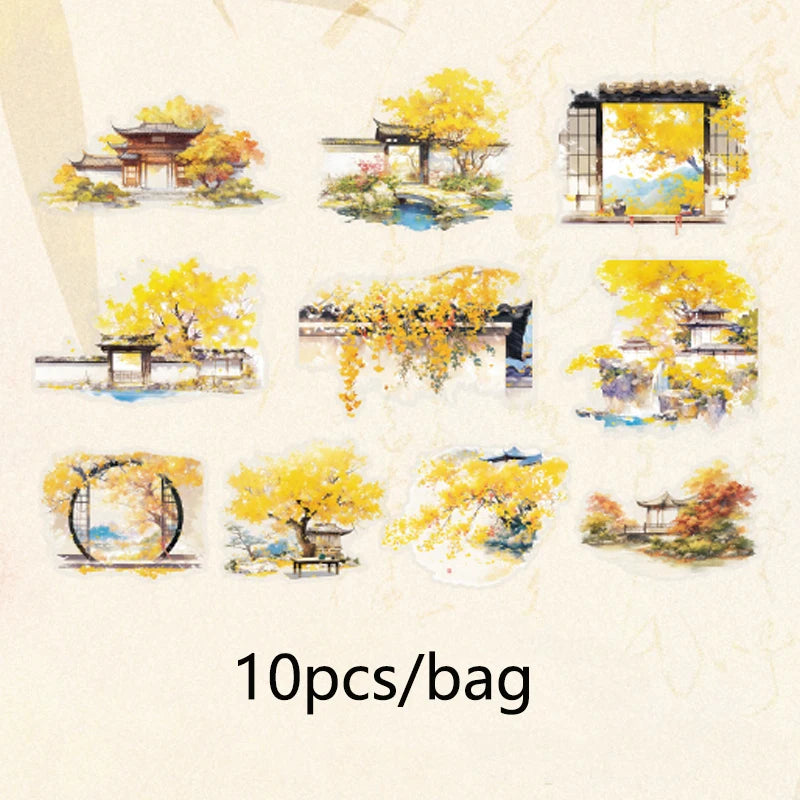 S-43 6 styles with the time series pet sticker