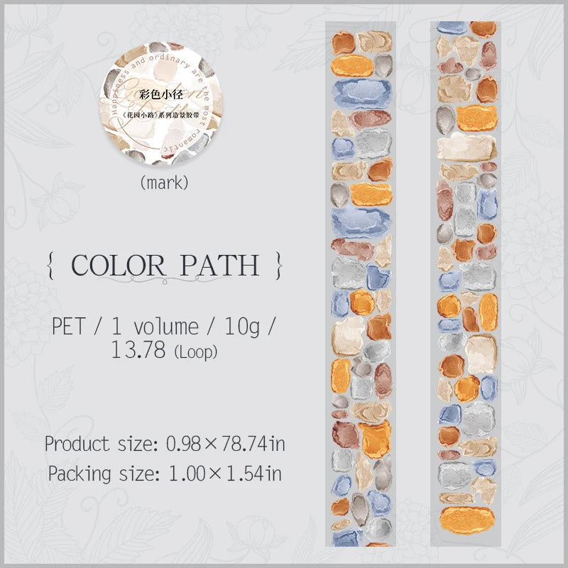 T-3 25mm*2m PET Tapes Garden Path
