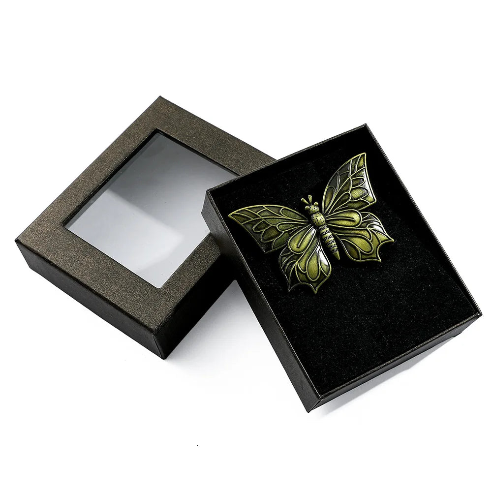 T-3 Butterfly Metal Badge Bookmark Butterfly  Page Holder