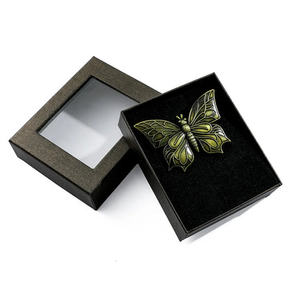 T-3 Butterfly Metal Badge Bookmark Butterfly  Page Holder