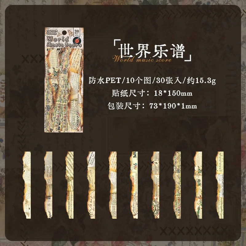 S-3 manuscript for a daily newspaper Planner Decorative Mobile Stickers