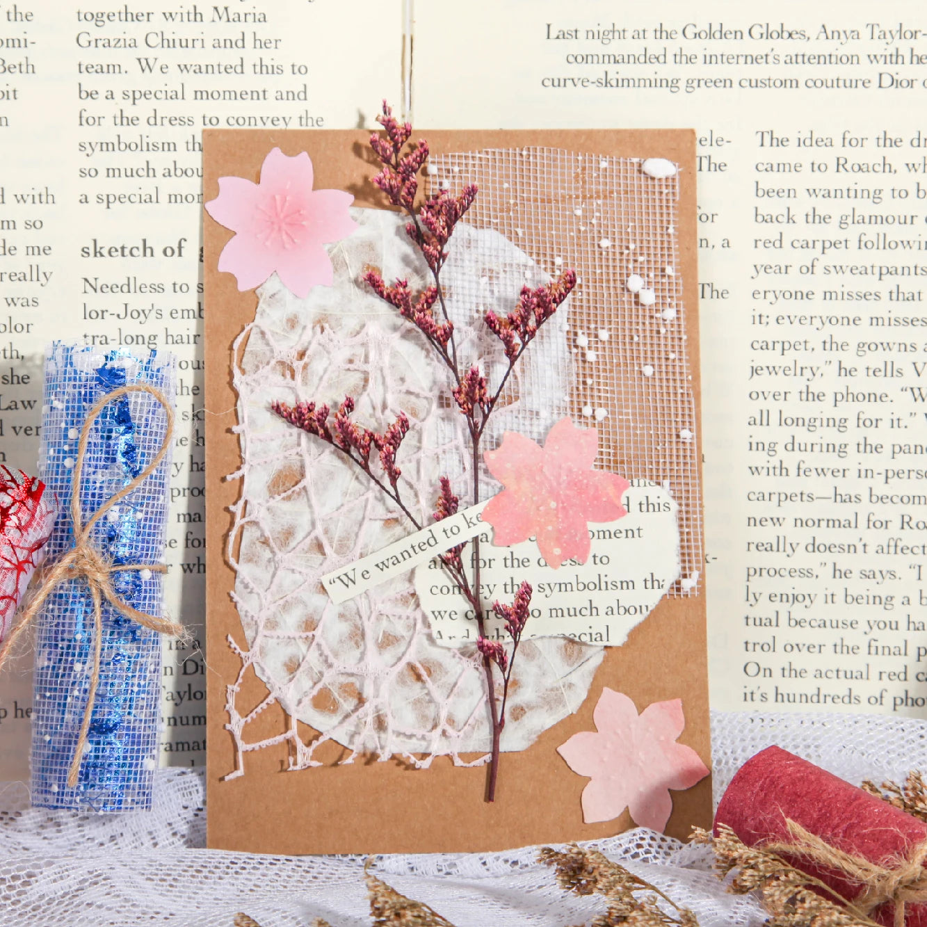 P-5 Gold Foil Simplicity Journal Material Paper