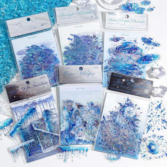 20pcs/1lot kawaii Stationery Sticker Boundless Waterspeak junk journal Decorative Scrapbooking DIY Craft Sticker