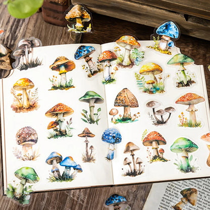 S-29  Large-sized Mushroom Themed Sticker Pack