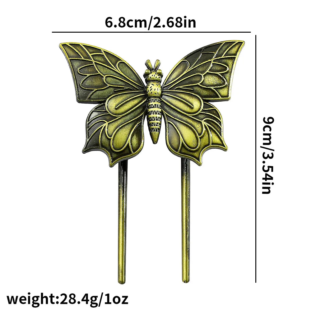 T-3 Butterfly Metal Badge Bookmark Butterfly  Page Holder