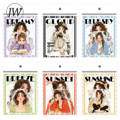 S-70 Rainbow Girl Series  PET Sticker