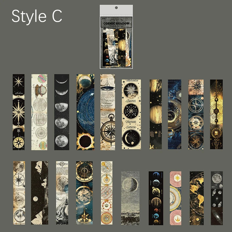 S-14 Old Relics Series Scrapbooking Stickers