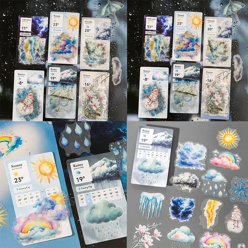 S-52 The Weatherman Series PET Stickers