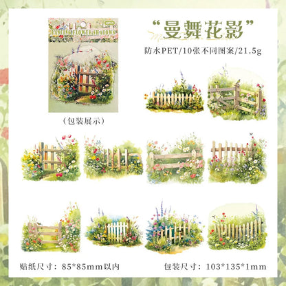 S-2 Secret garden series stickers