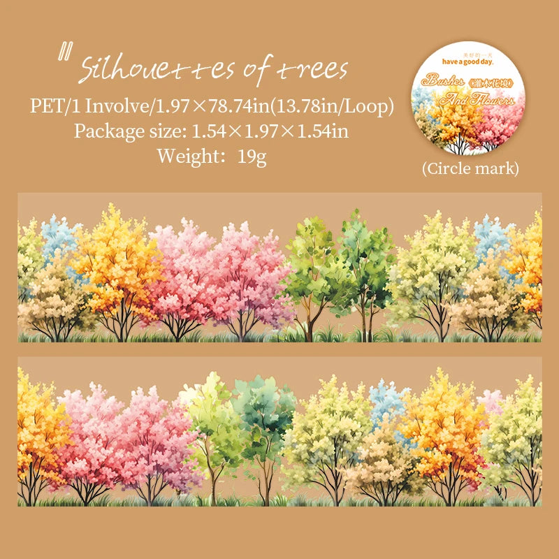 T-4 50mm*2m PET Plant forest landscaping