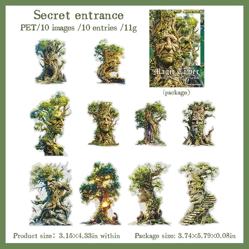 S-4  Enchantment Castle PET Stickers