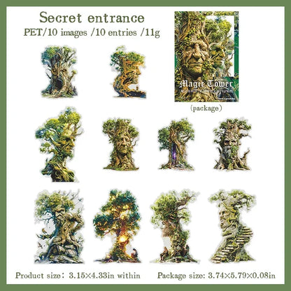 S-4  Enchantment Castle PET Stickers