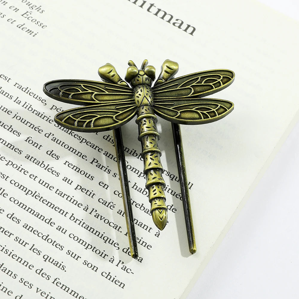 T-1 Dragonfly Metal Stainless Steel bookmark