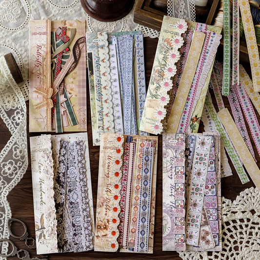 P-8 Vintage INS Long lace paper