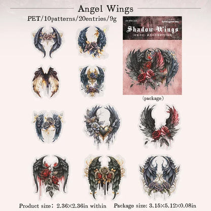 S-44 20pcs/bag stickers