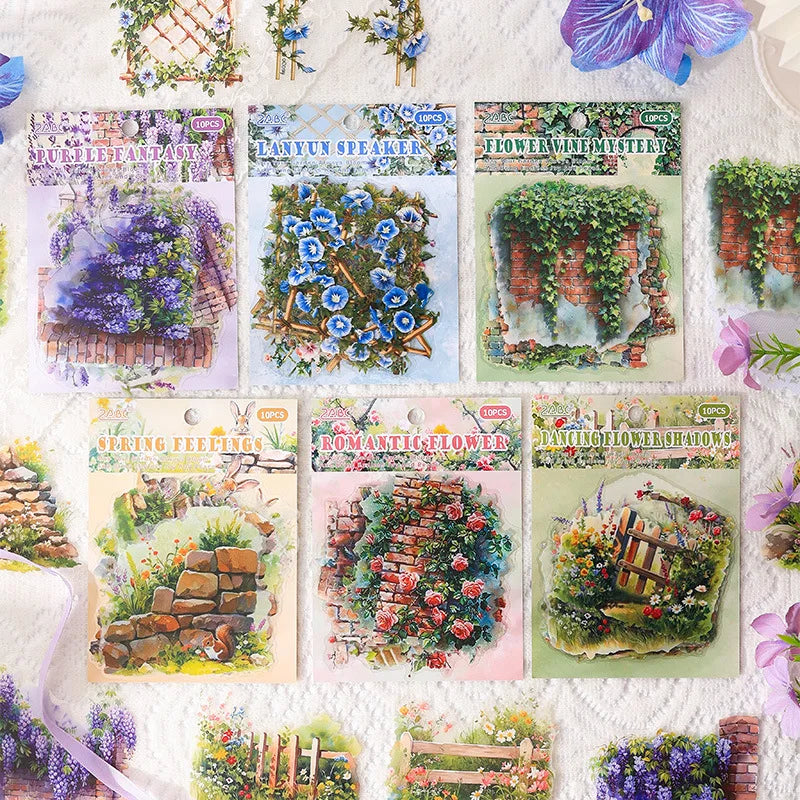 S-2 Secret garden series stickers