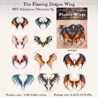 S-44 20pcs/bag stickers