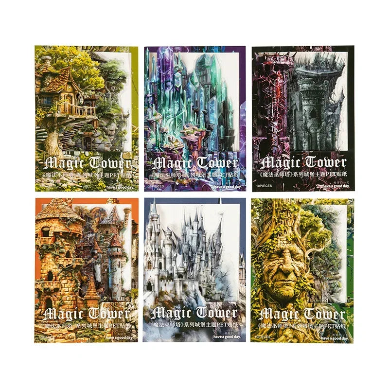 S-4  Enchantment Castle PET Stickers