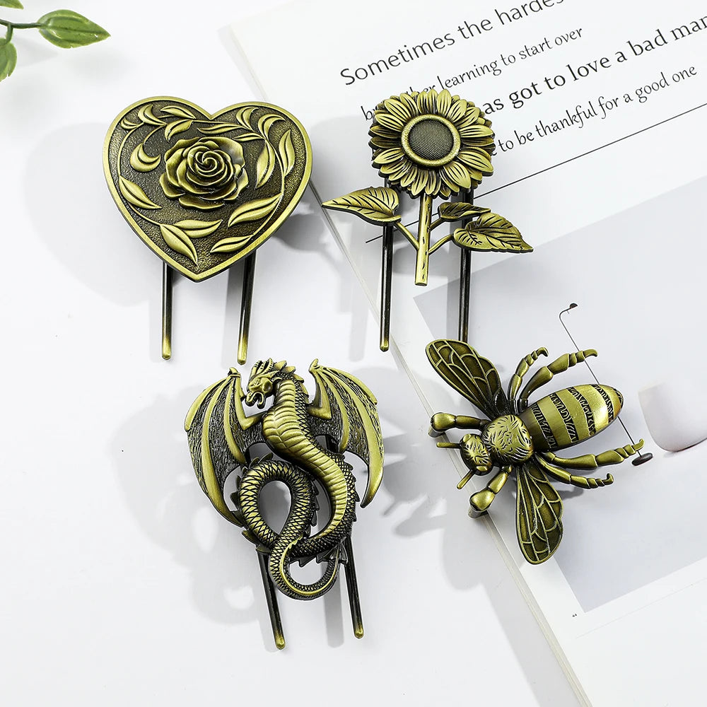 T-2 Retro metal bookmark book holder