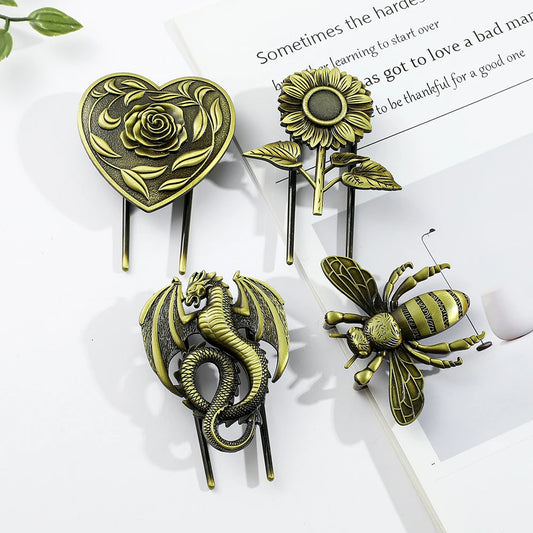 T-2 Retro metal bookmark book holder