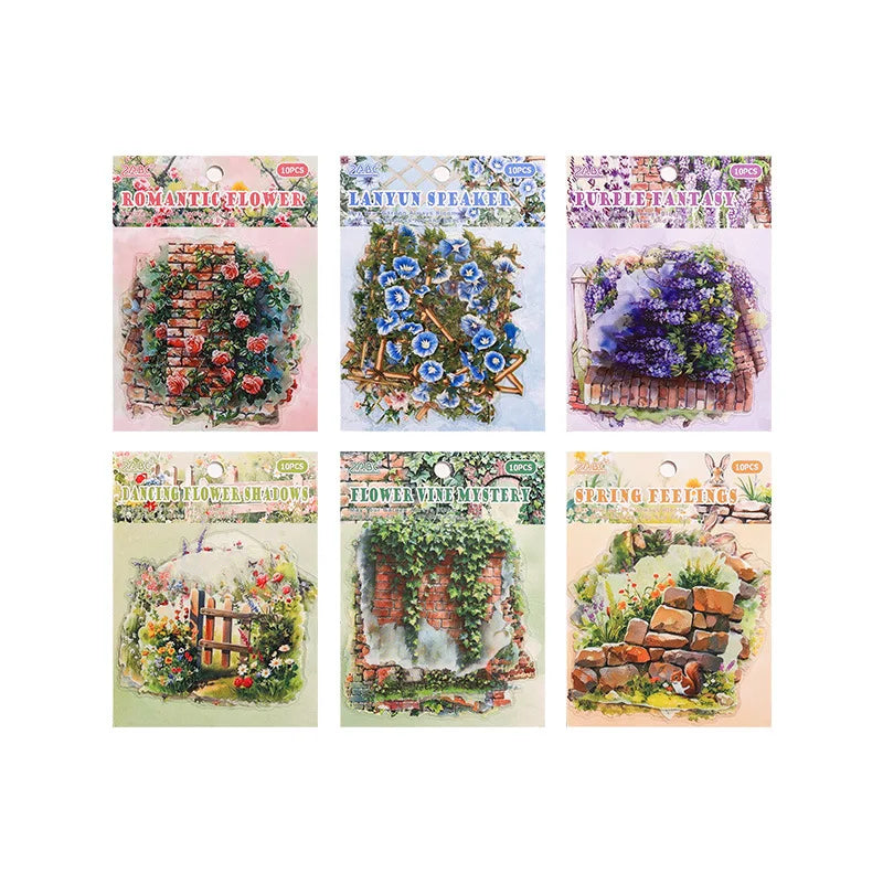 S-2 Secret garden series stickers