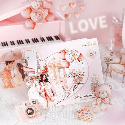 2Style 60Pcs/bag Couple Character Romantic Scenic Stickers