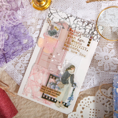 P-5 Gold Foil Simplicity Journal Material Paper