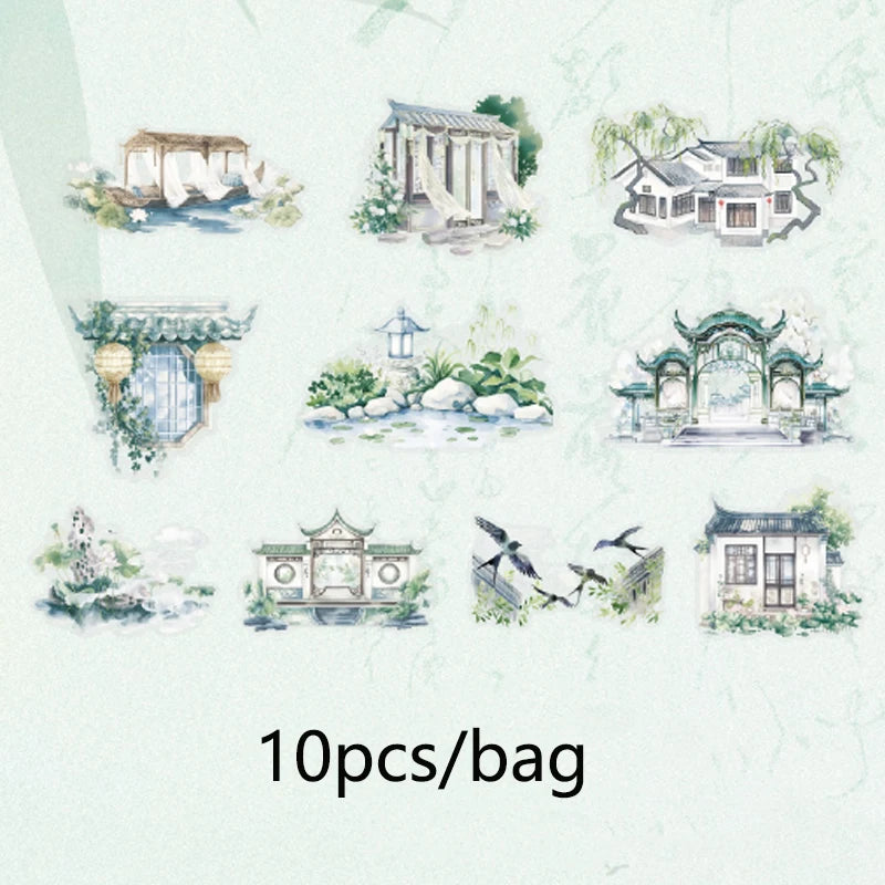 S-43 6 styles with the time series pet sticker