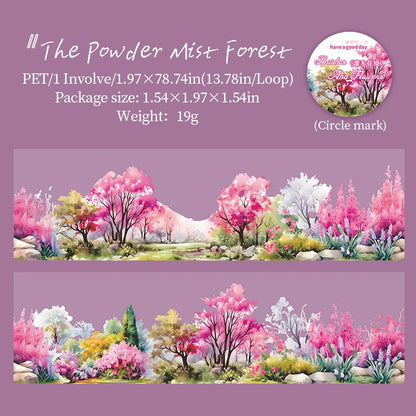 T-4 50mm*2m PET Plant forest landscaping