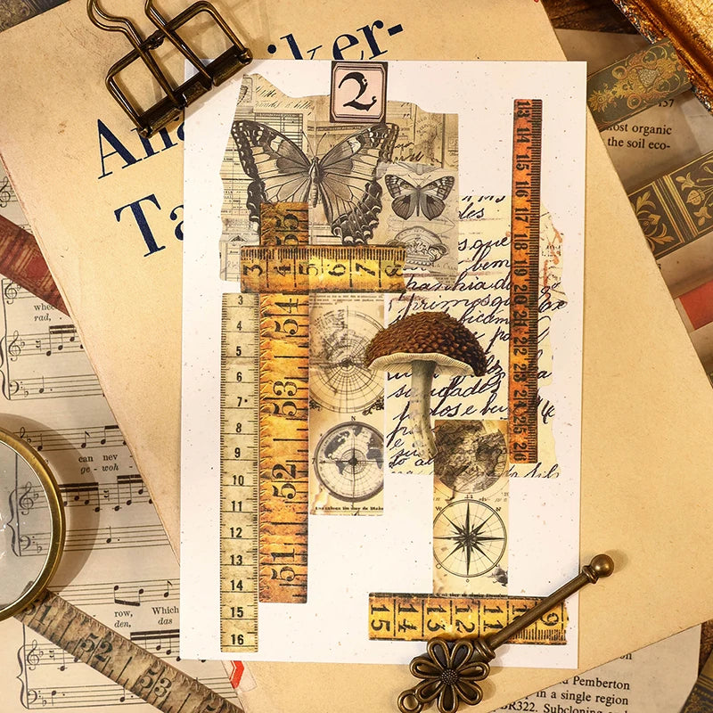 S-14 Old Relics Series Scrapbooking Stickers