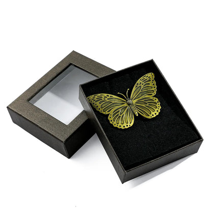 T-3 Butterfly Metal Badge Bookmark Butterfly  Page Holder