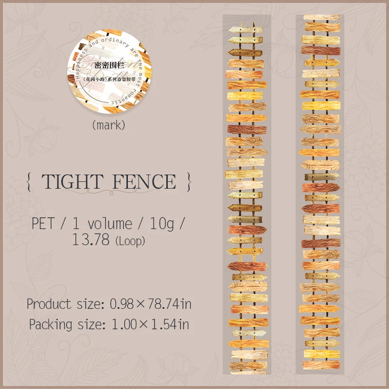 T-3 25mm*2m PET Tapes Garden Path