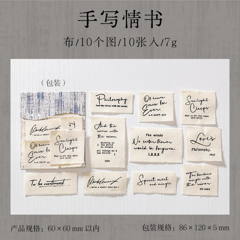 Journal GO 10pcs Vintage Craft Fabric Cloths for DIY Bundle Patchwork Quilting Sewing Scrapbooking Artcraft Planner Journal diy