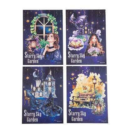 S-72 Night Starry Sky PET Stickers