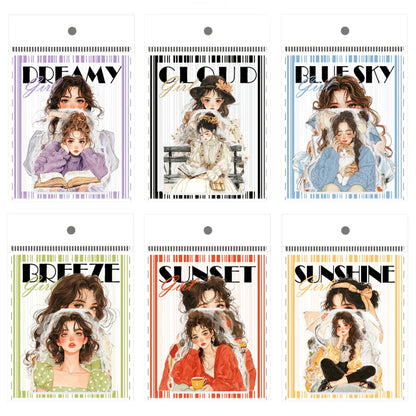 S-70 Rainbow Girl Series  PET Sticker
