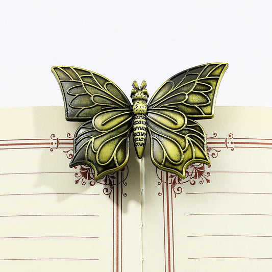 T-3 Butterfly Metal Badge Bookmark Butterfly  Page Holder