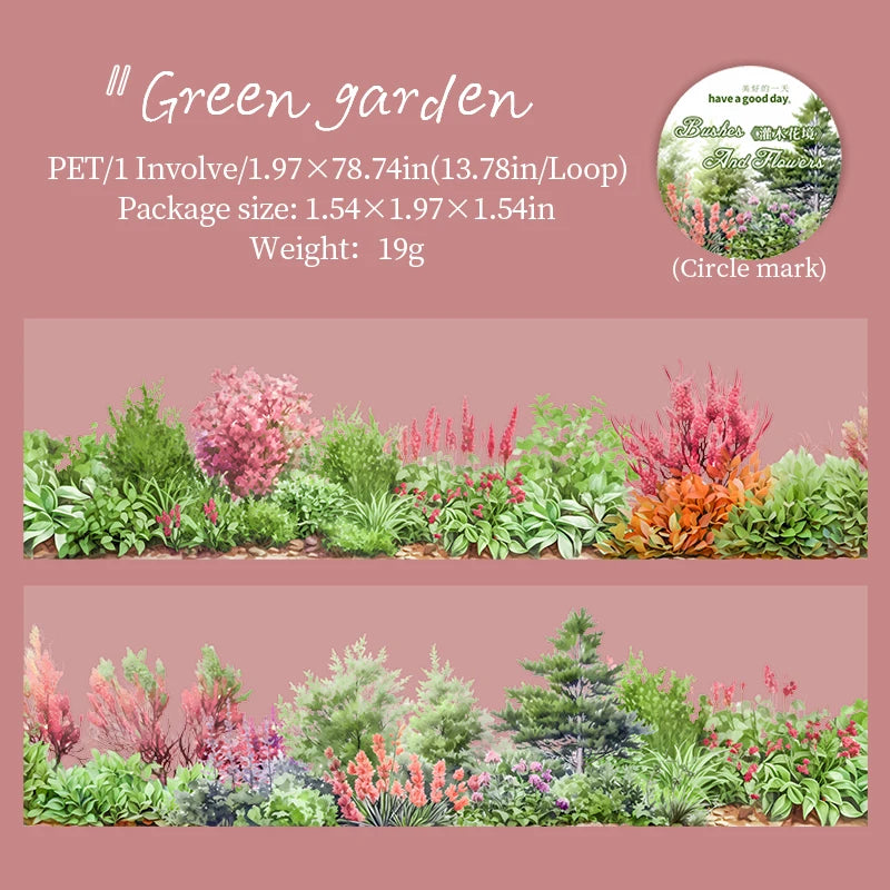 T-4 50mm*2m PET Plant forest landscaping