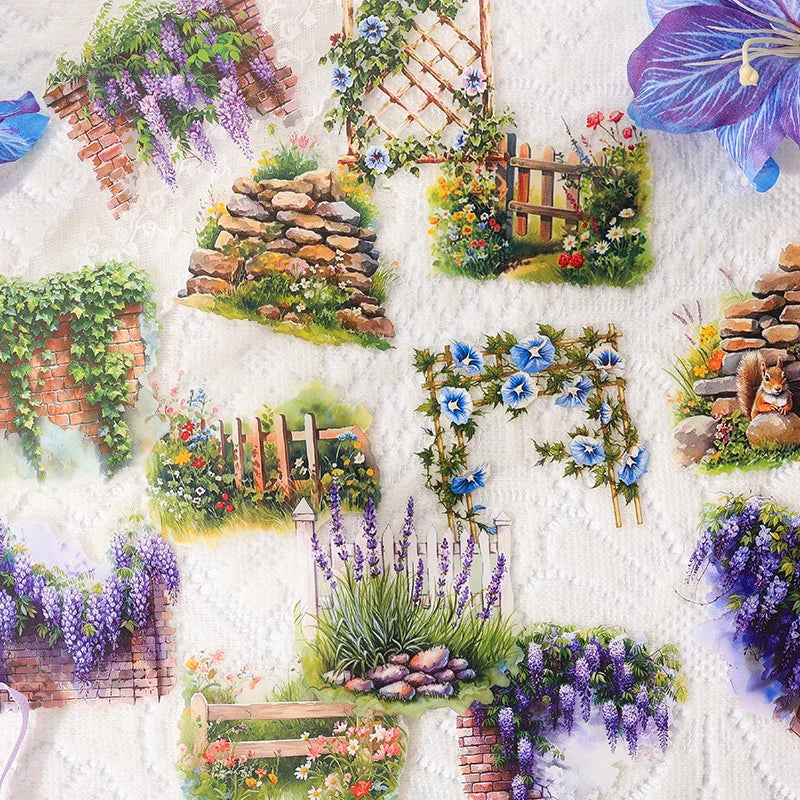 S-2 Secret garden series stickers