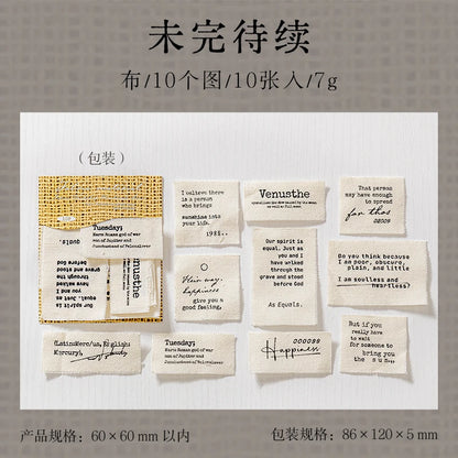 Journal GO 10pcs Vintage Craft Fabric Cloths for DIY Bundle Patchwork Quilting Sewing Scrapbooking Artcraft Planner Journal diy