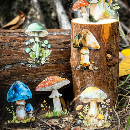 S-29  Large-sized Mushroom Themed Sticker Pack