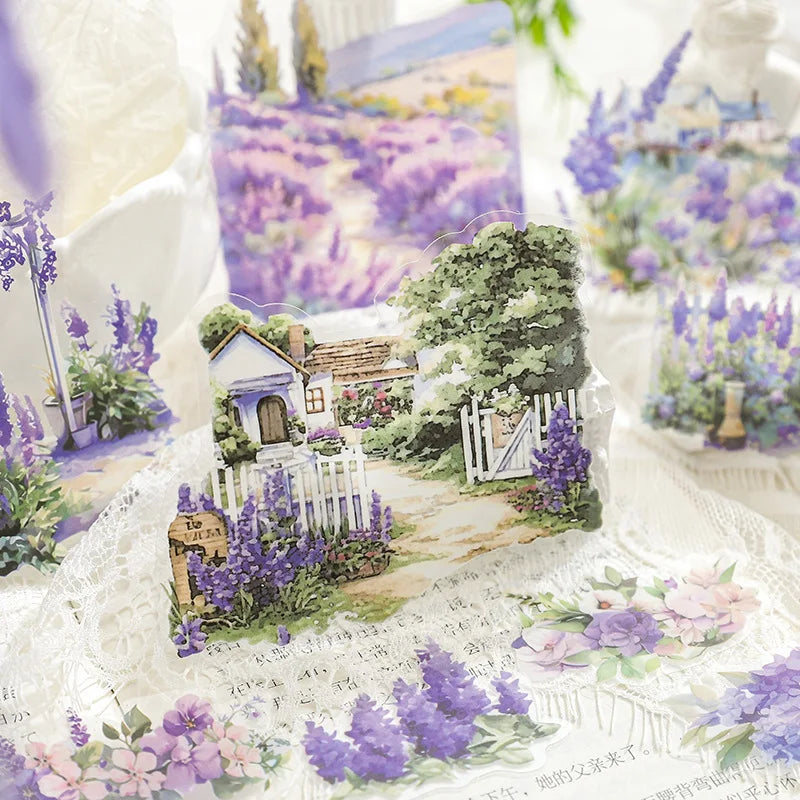 S-31 Mr. Paper, Four Seasons Forest Garden Theme Stickers, Decorative Scrapbook Notebook Phone Case Diary Collage Material Stickers